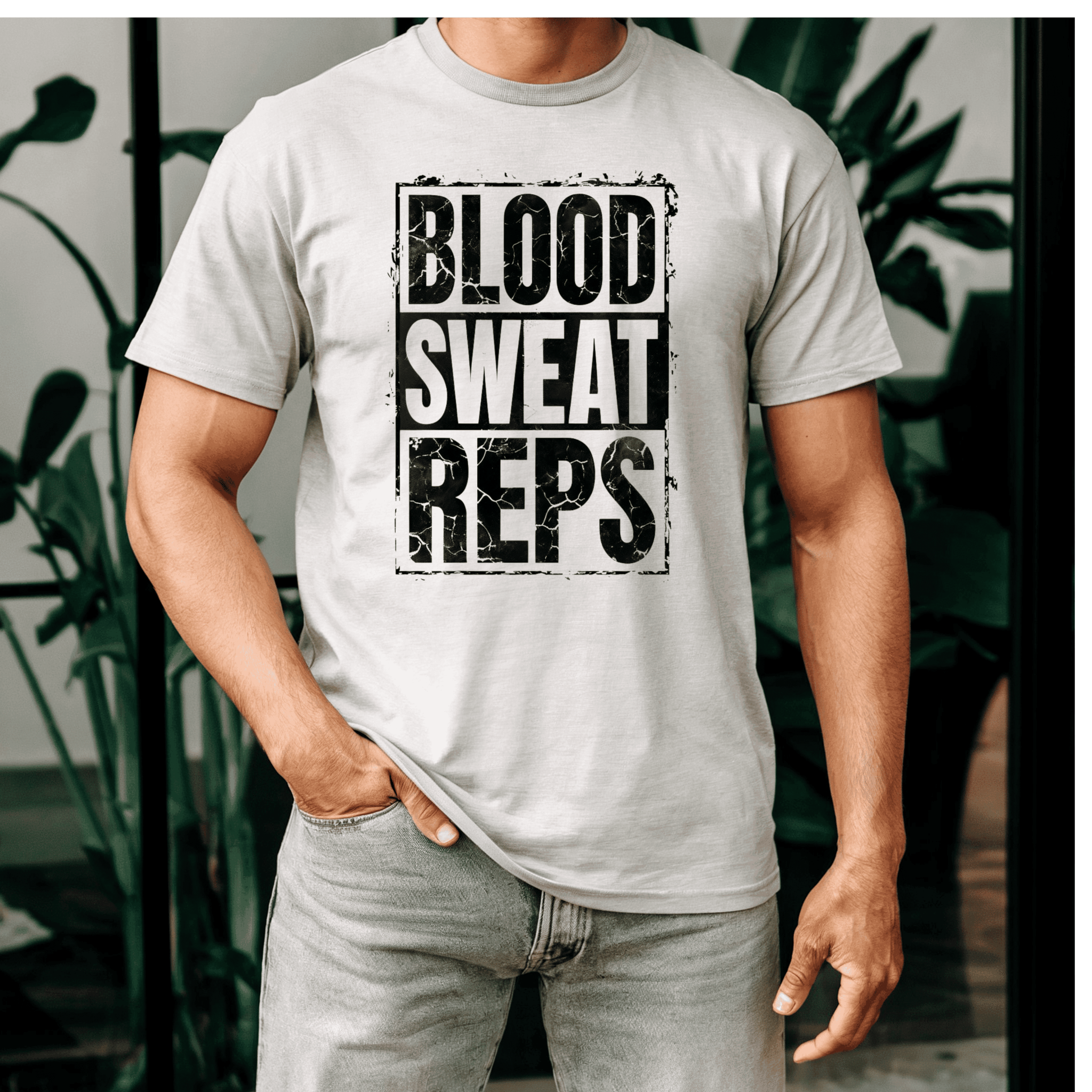Blood Sweat Reps T-Shirt - LEGDAY EVERYDAY