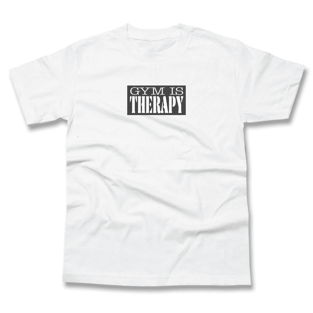Gym Is Therapy T-Shirt - LEGDAY EVERYDAY