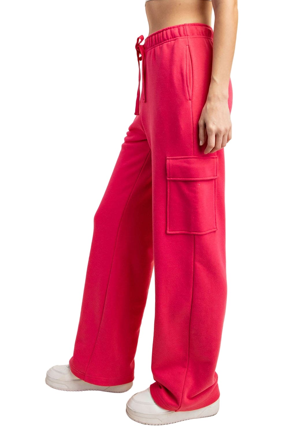 French Terry Straight Cargo Sweatpant