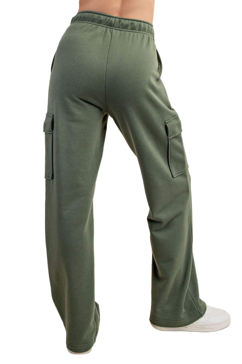 French Terry Straight Cargo Sweatpant