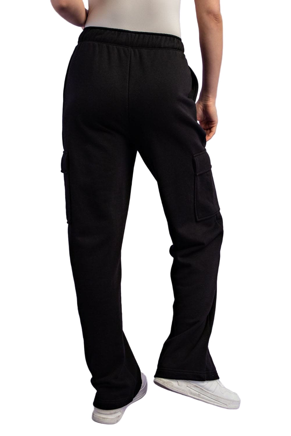 French Terry Straight Cargo Sweatpant