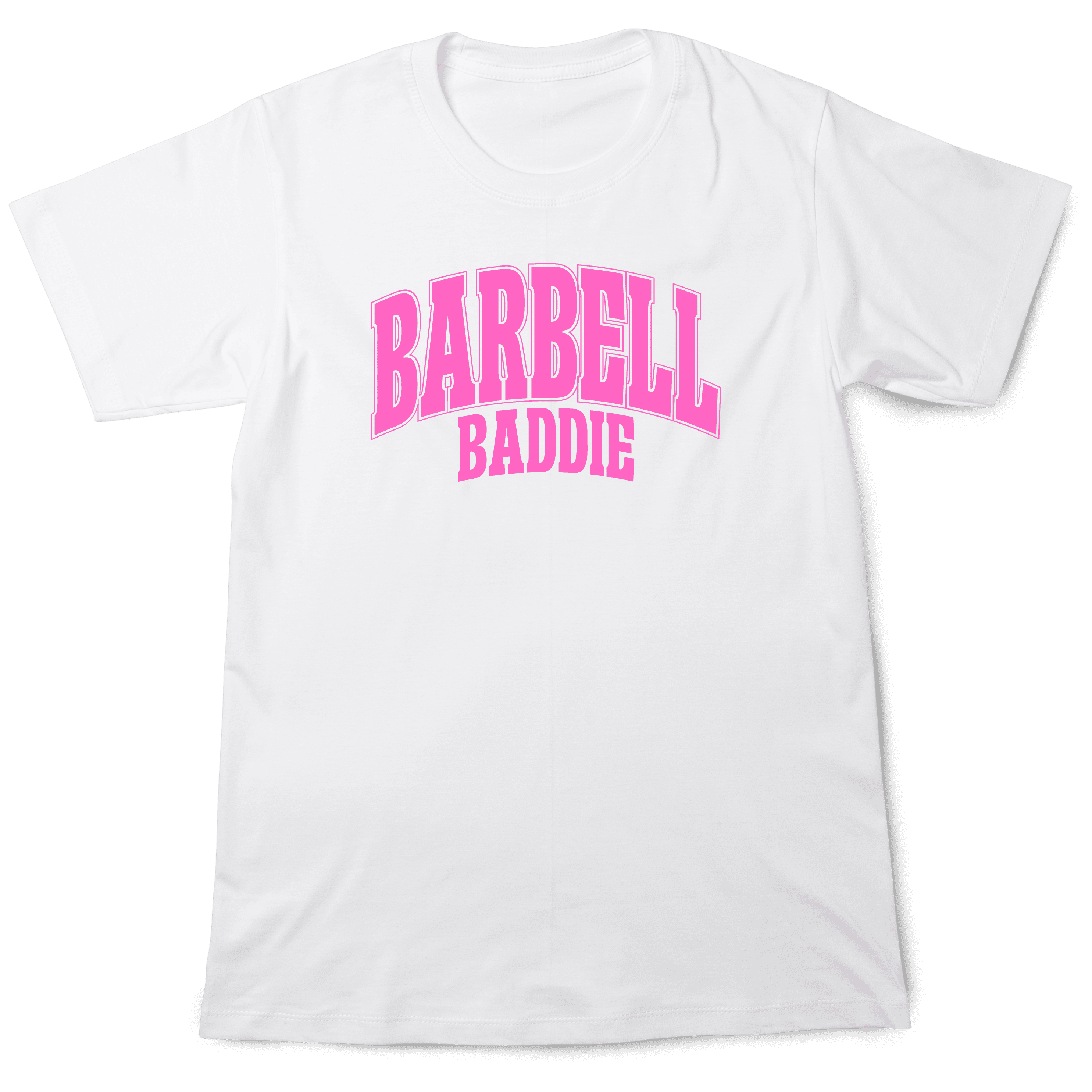 Barbell Baddie (Unisex-Solid Letters)