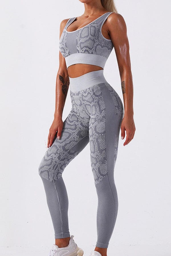 Animal Print Yoga Set