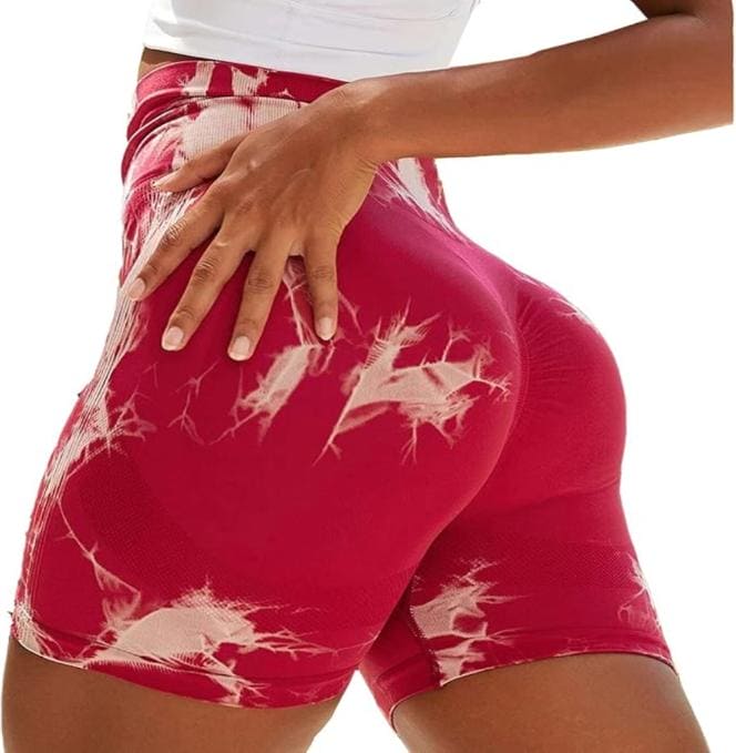 Tie Dye Scrunch Butt Shorts