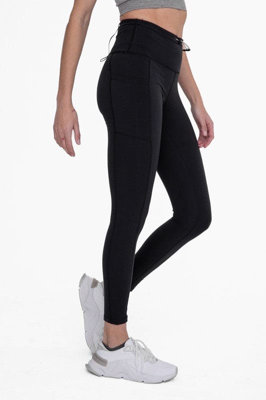 Adjustable Bungee Waist Hiking Leggings - LEGDAY EVERYDAY