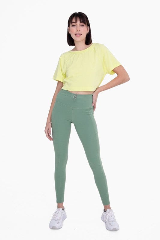 Adjustable Bungee Waist Hiking Leggings - LEGDAY EVERYDAY