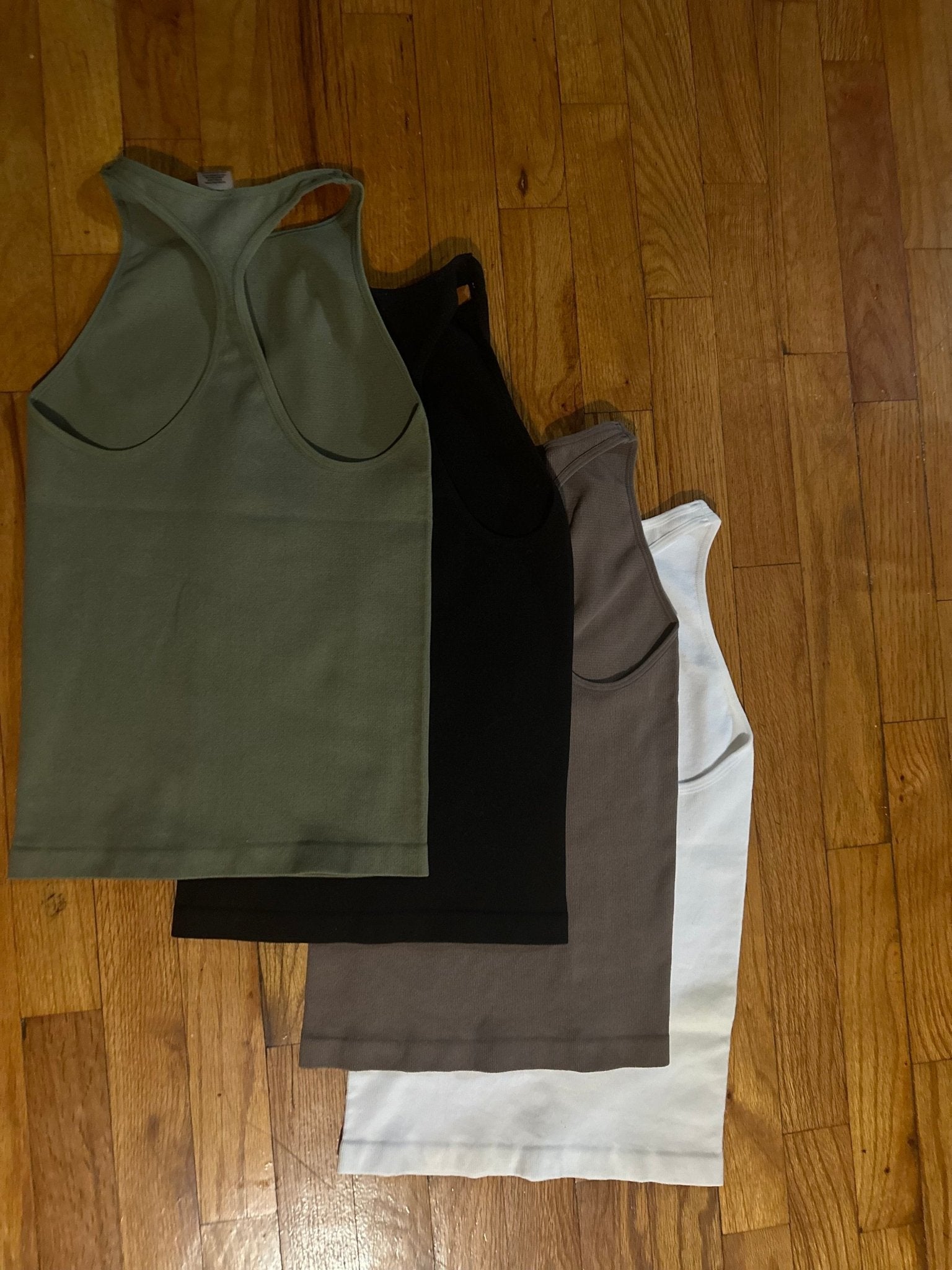 Barbell Baddie Seamless Ribbed Racerback Tank - LEGDAY EVERYDAY