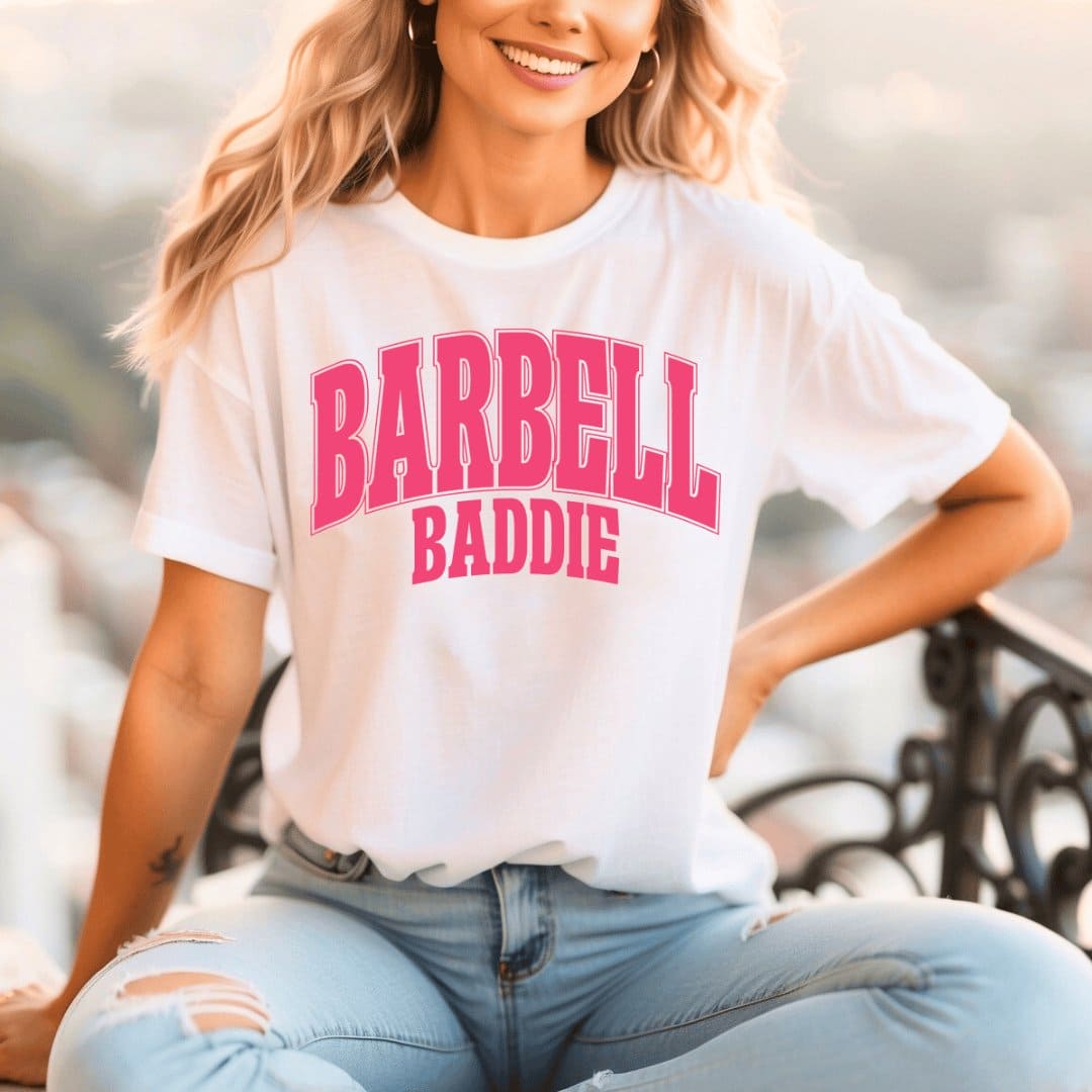 Barbell Baddie (Unisex-Solid Letters) - BKFJNY