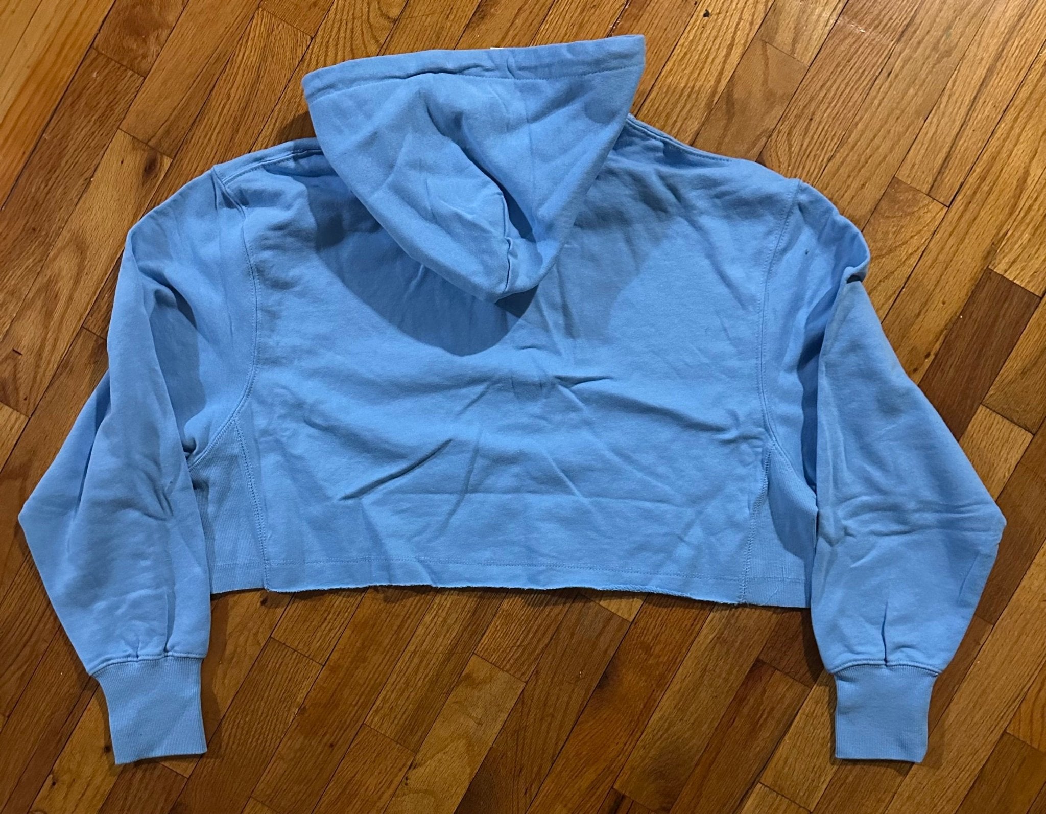 Cotton Terry Raw Cut Edge Oversized Hoodie - LEGDAY EVERYDAY