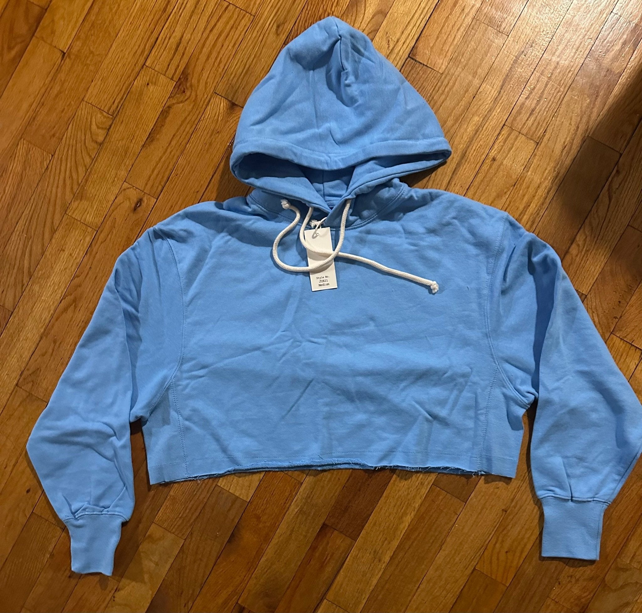 Cotton Terry Raw Cut Edge Oversized Hoodie - LEGDAY EVERYDAY