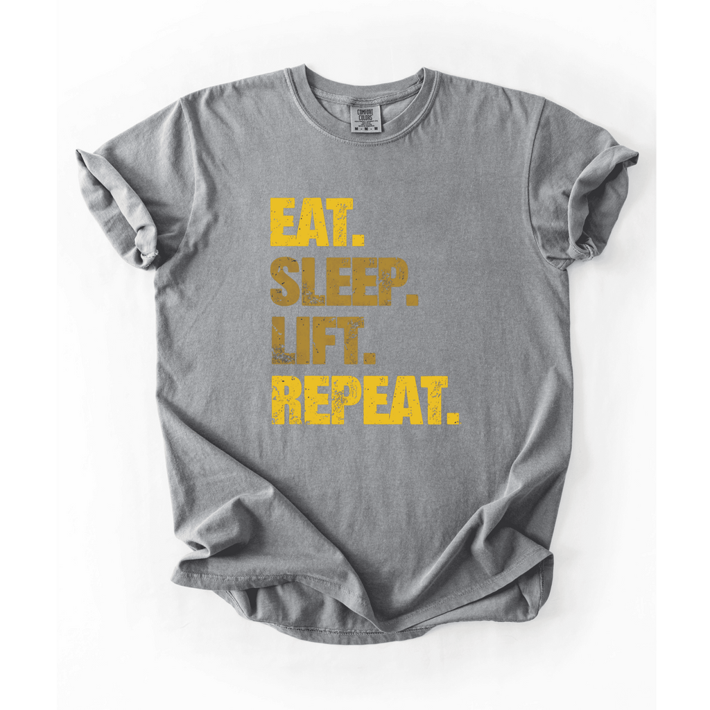 Eat Sleep Lift Repeat T-Shirt - LEGDAY EVERYDAY