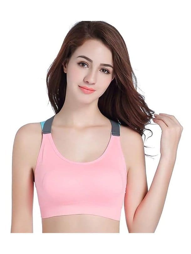Elastic Multi - Color Criss - Cross Back Sportsbra - LEGDAY EVERYDAY