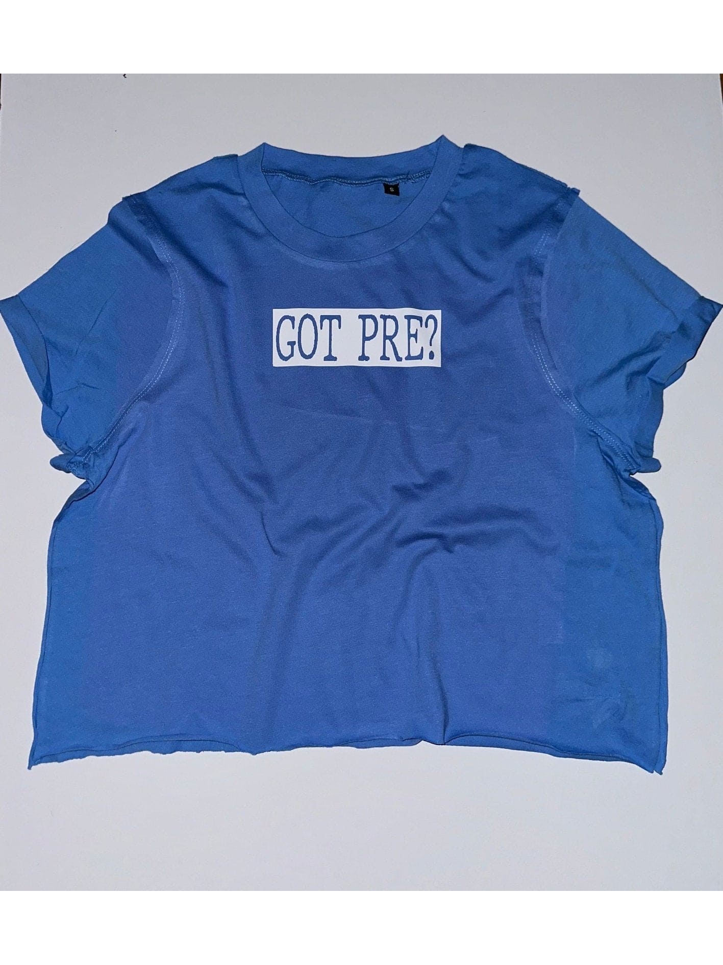 ”Got Pre?” Boxy Crop Top - LEGDAY EVERYDAY