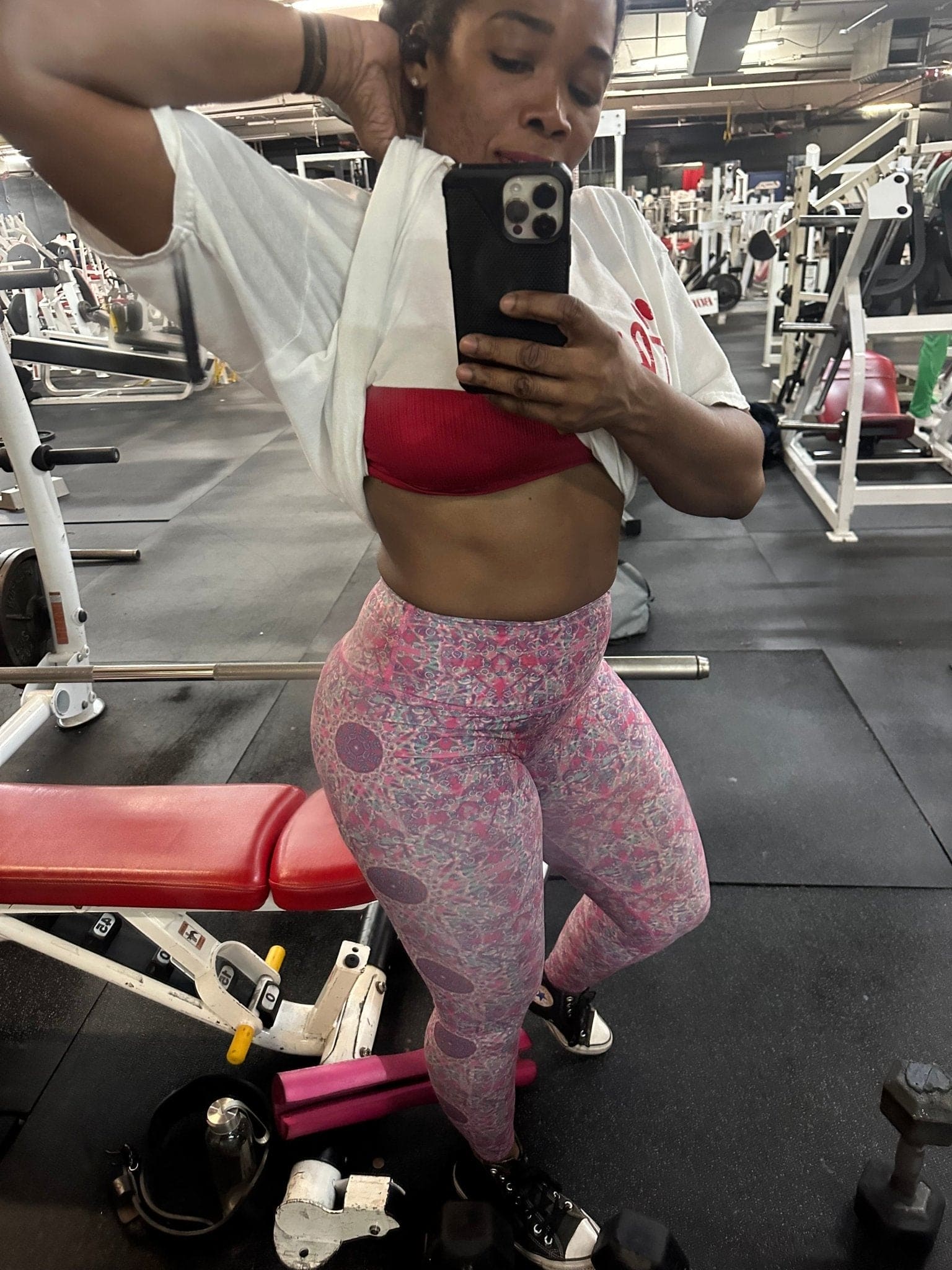 Graphic High Waist Leggings - LEGDAY EVERYDAY