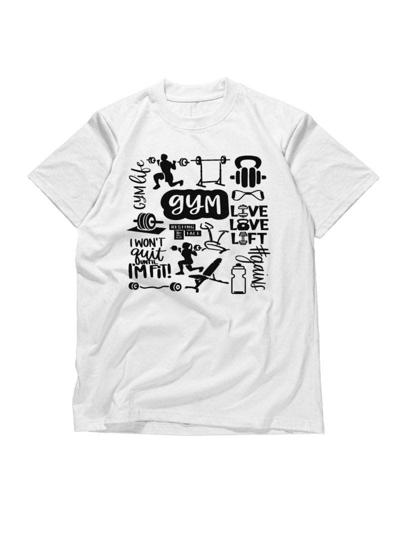 Gym Doodles T-Shirt - BKFJNY