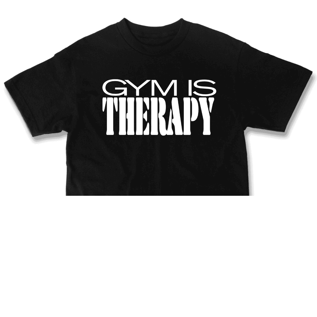 Gym Is Therapy Cropped Top - LEGDAY EVERYDAY