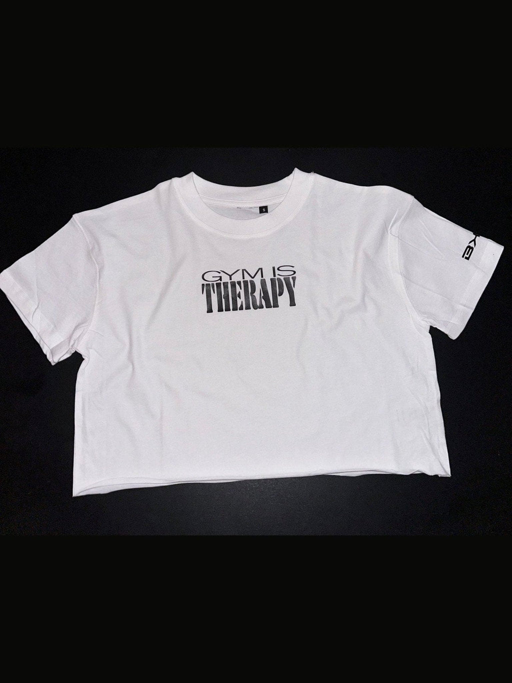 Gym Is Therapy Cropped Top - LEGDAY EVERYDAY