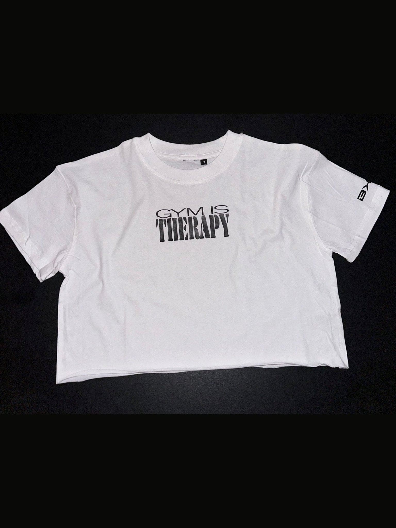 Gym Is Therapy Cropped Top - LEGDAY EVERYDAY