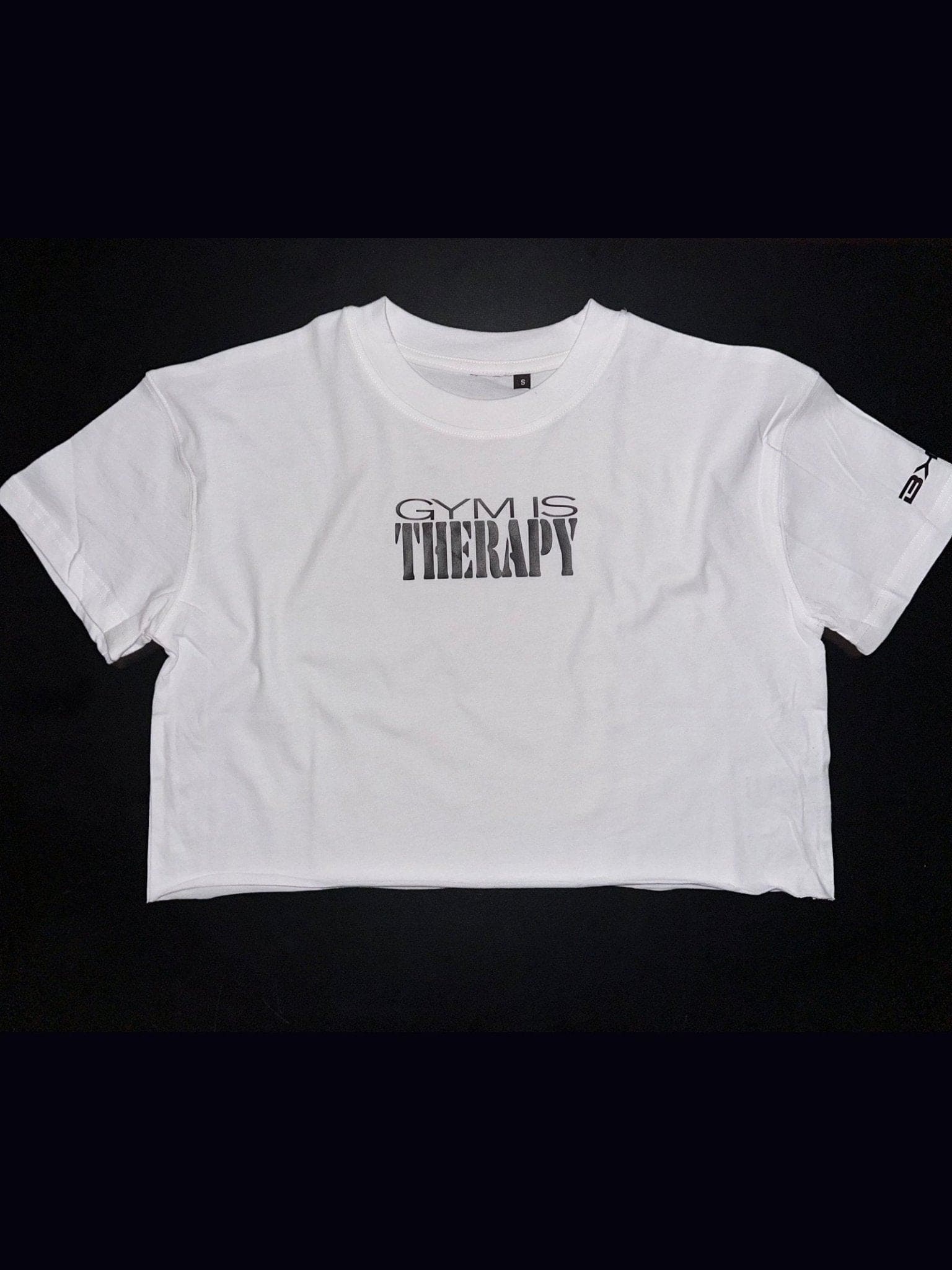 Gym Is Therapy Cropped Top - LEGDAY EVERYDAY