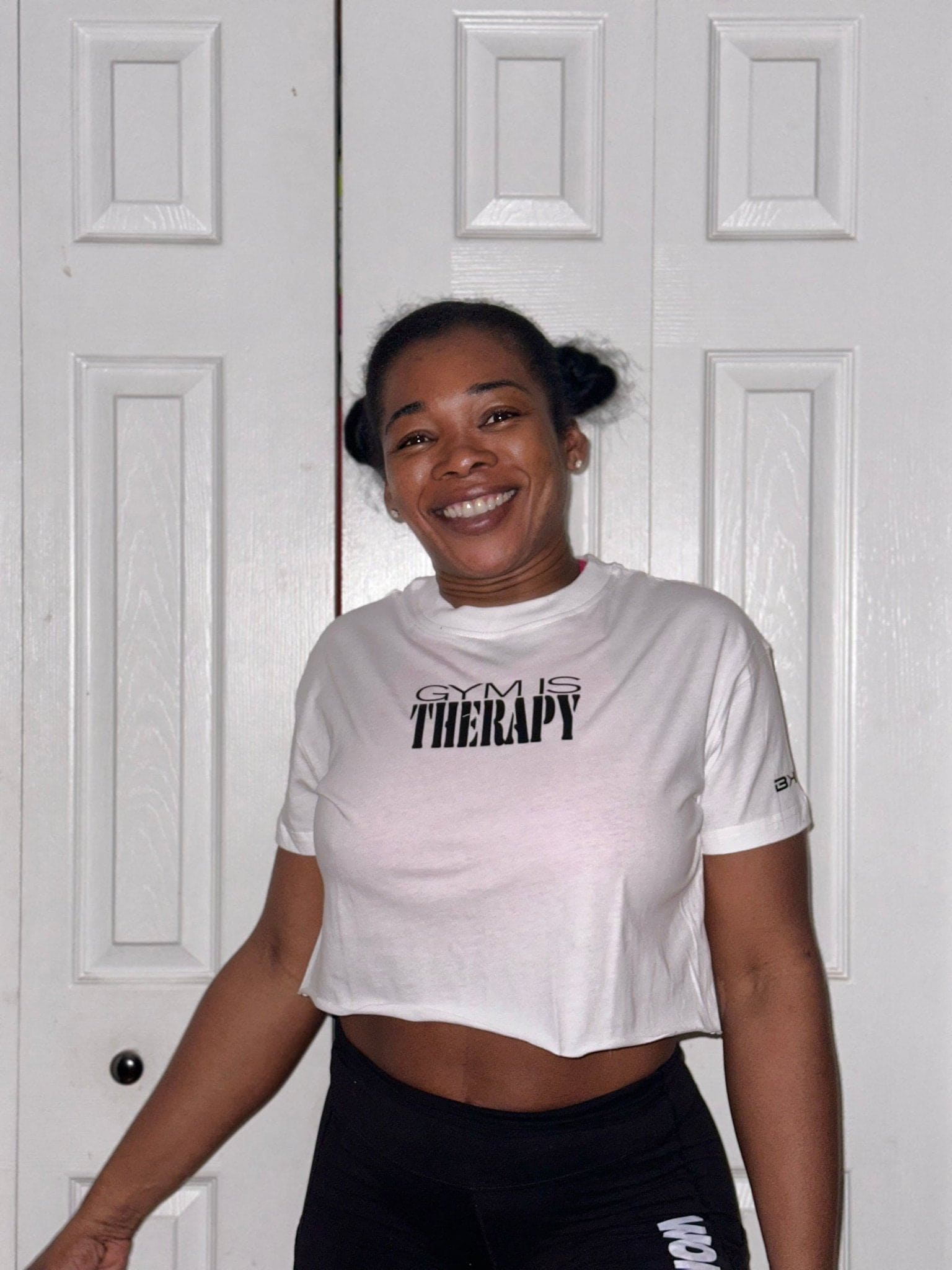 Gym Is Therapy Cropped Top - BKFJNY