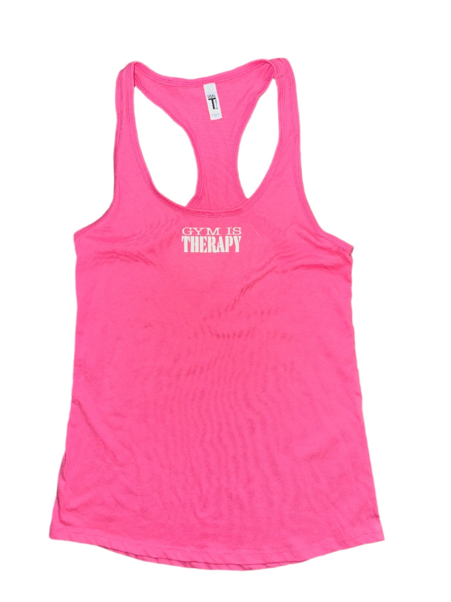 Gym Is Therapy French Terry Racerback Tank - LEGDAY EVERYDAY