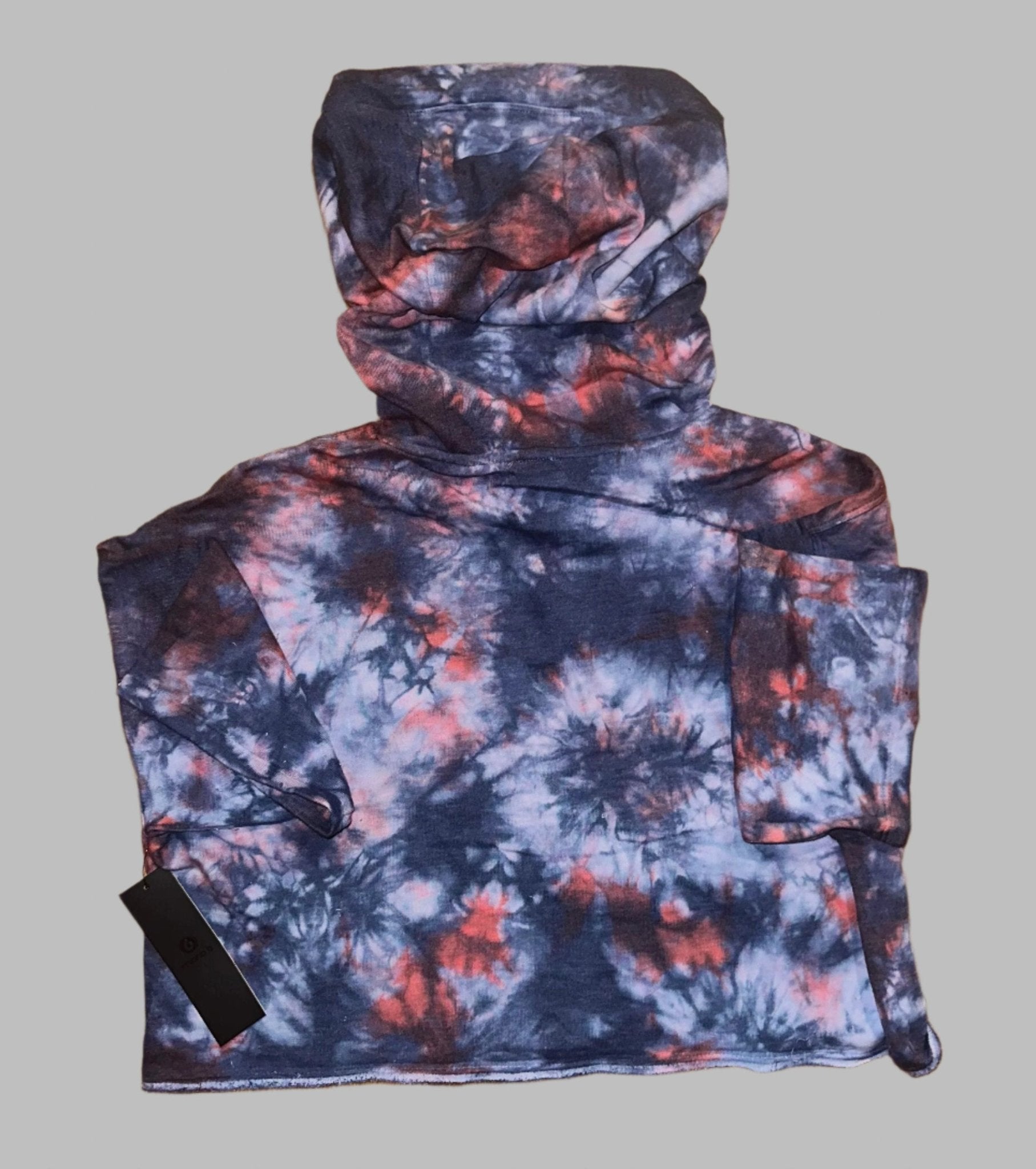 Gym Is Therapy Oversized Anemone Tie - Dye Hoodie - LEGDAY EVERYDAY