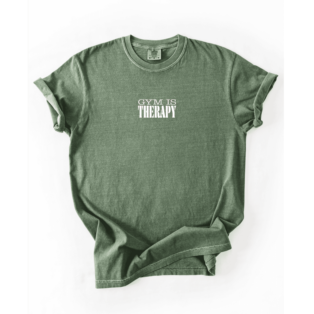Gym Is Therapy T-Shirt - LEGDAY EVERYDAY