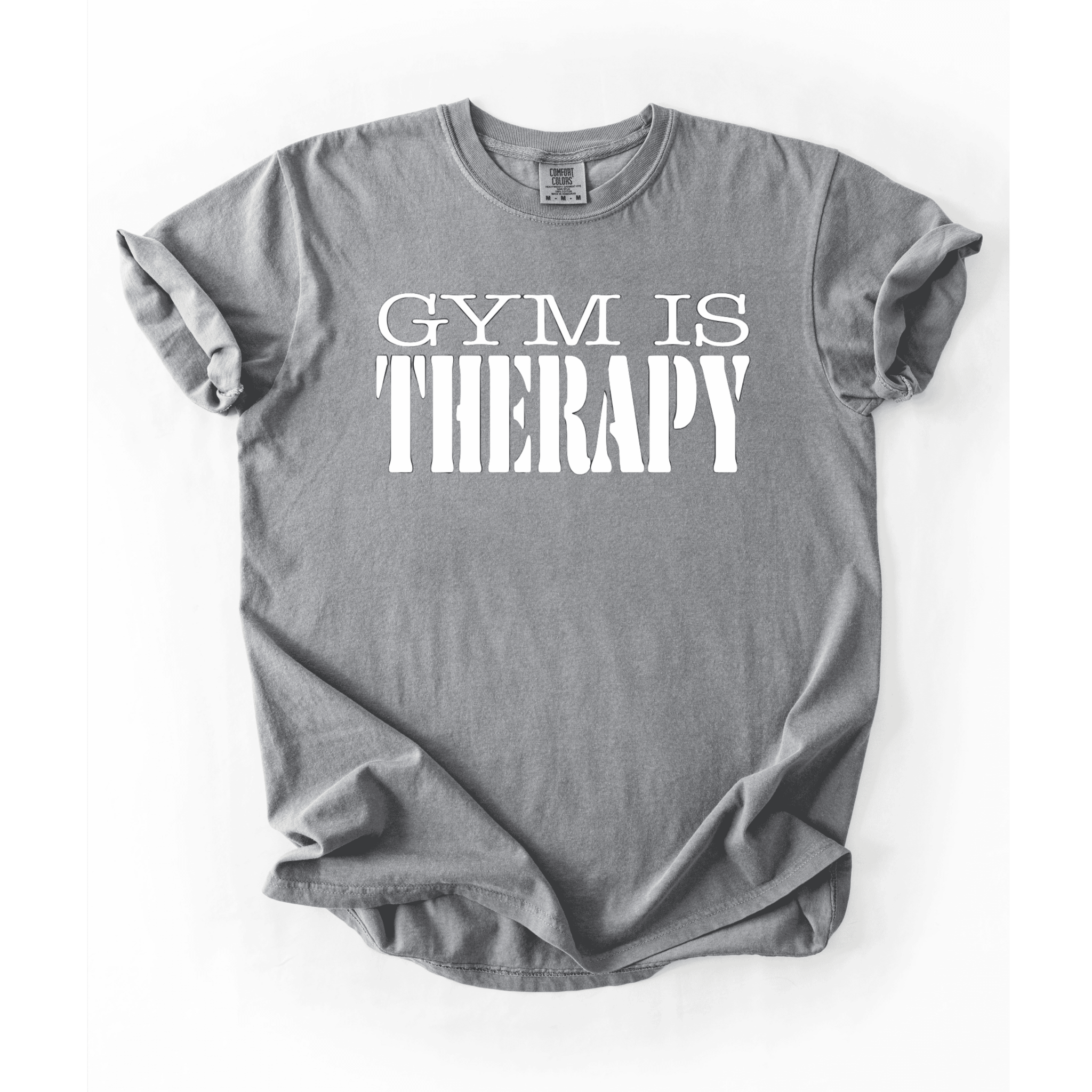 Gym Is Therapy T-Shirt - LEGDAY EVERYDAY