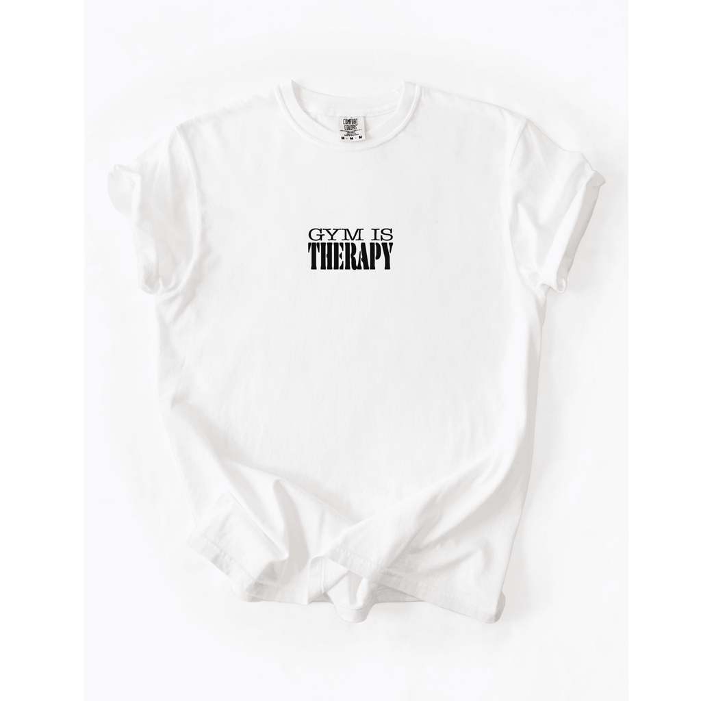 Gym Is Therapy T-Shirt - LEGDAY EVERYDAY