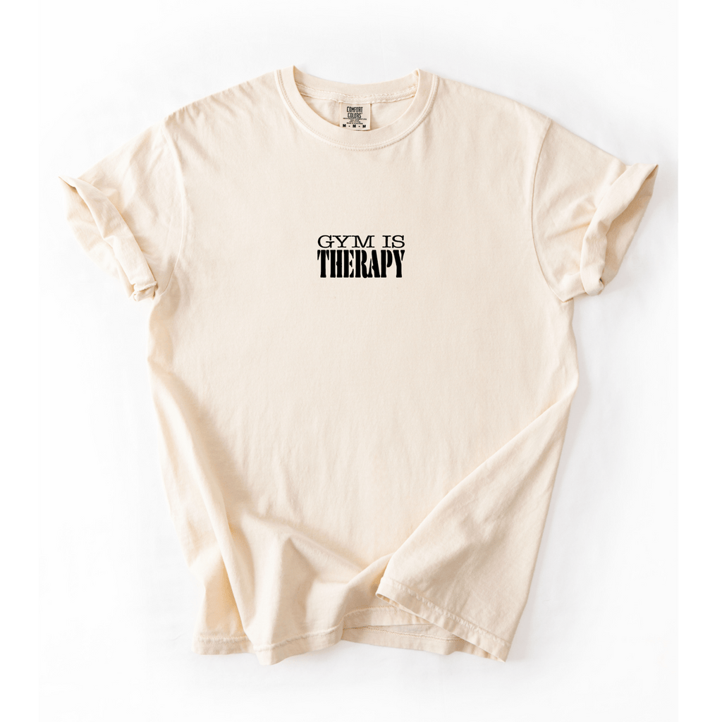 Gym Is Therapy T-Shirt - LEGDAY EVERYDAY