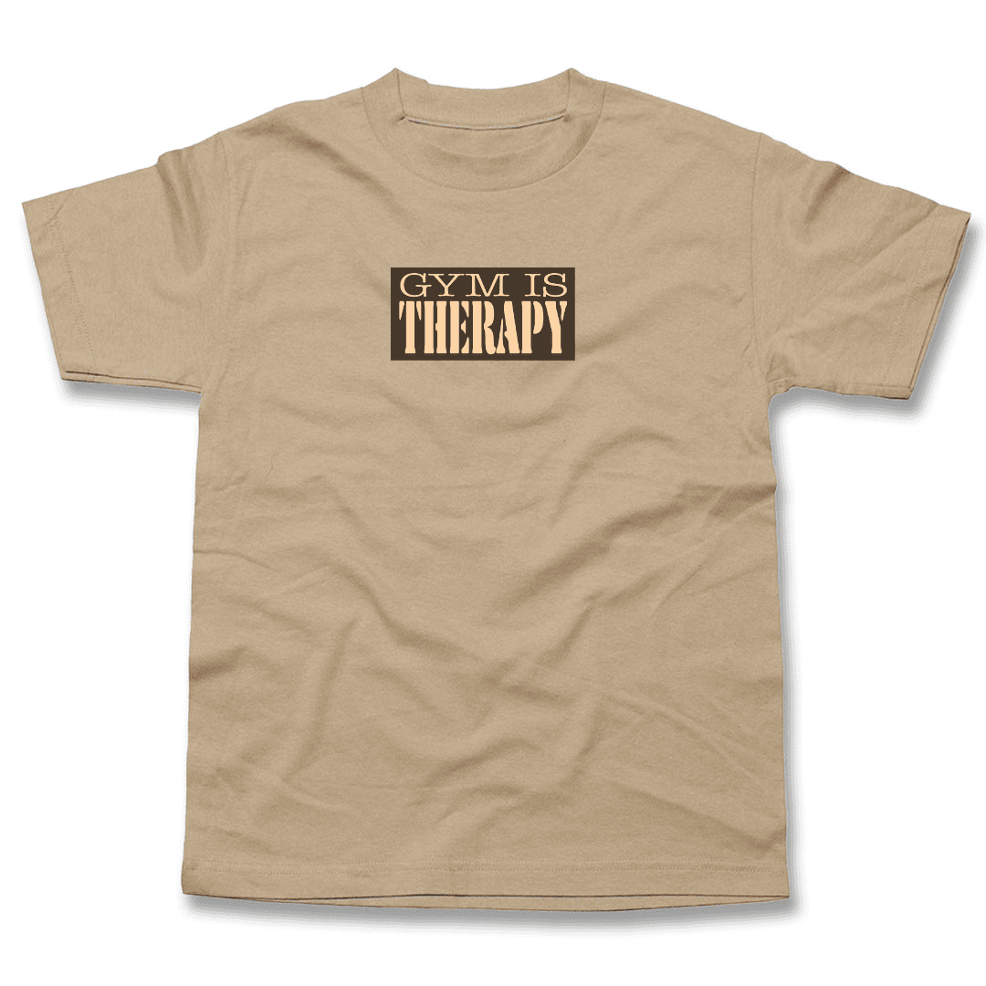 Gym Is Therapy T-Shirt - LEGDAY EVERYDAY
