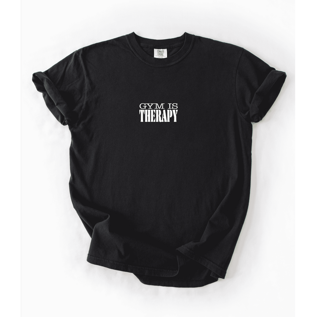 Gym Is Therapy T-Shirt - LEGDAY EVERYDAY