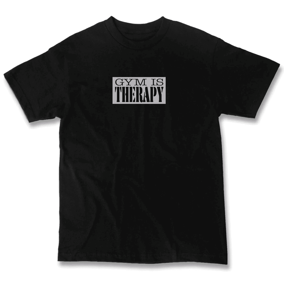 Gym Is Therapy T-Shirt - LEGDAY EVERYDAY