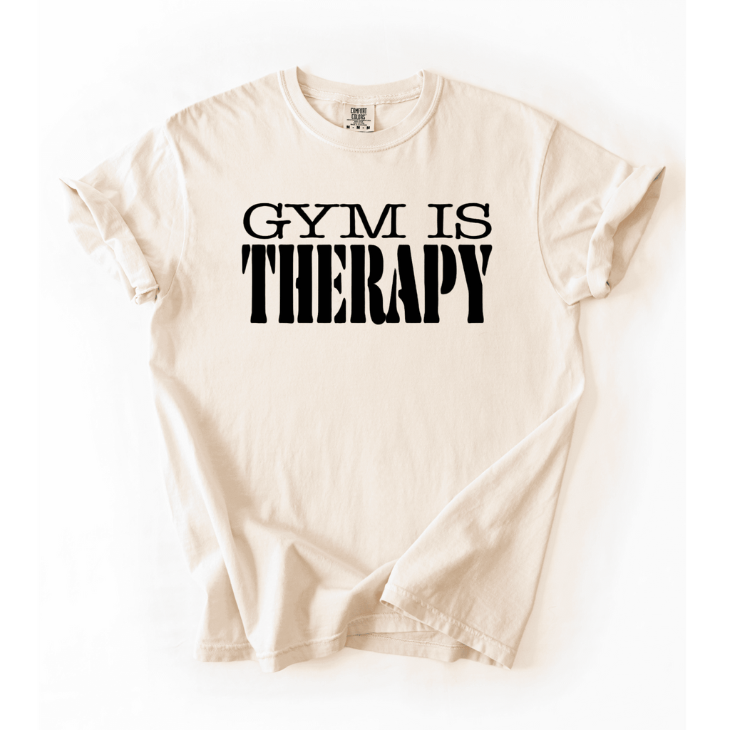 Gym Is Therapy T-Shirt - LEGDAY EVERYDAY