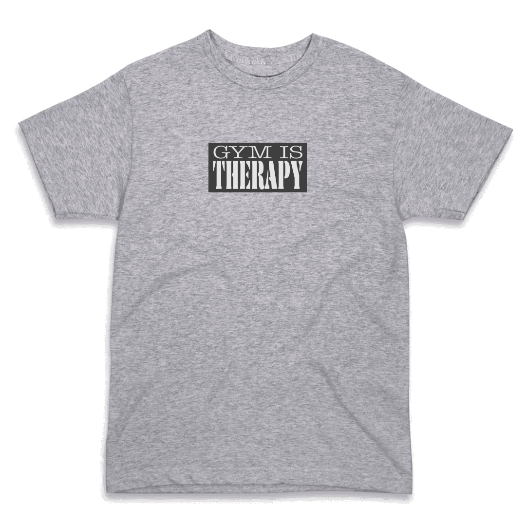 Gym Is Therapy T-Shirt - LEGDAY EVERYDAY
