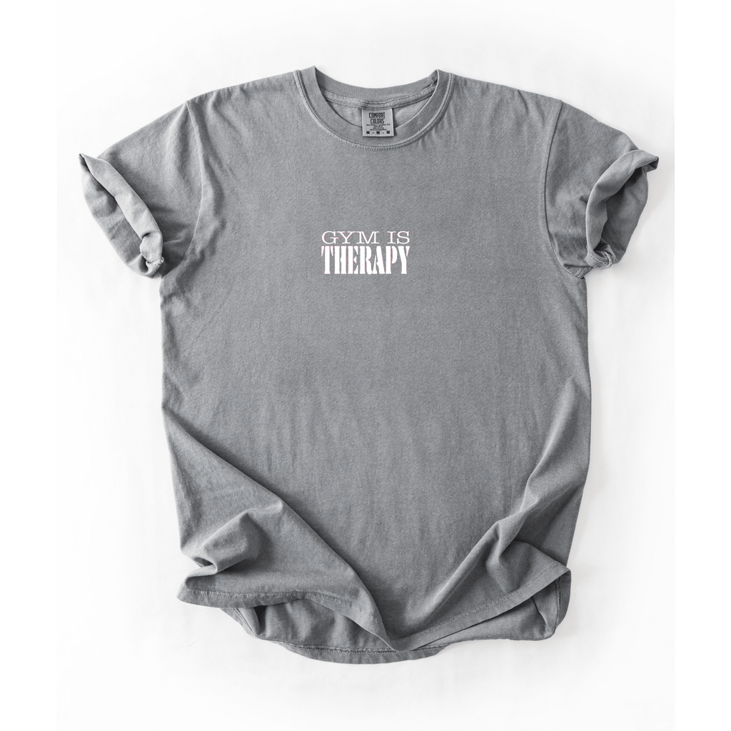 Gym Is Therapy T-Shirt - LEGDAY EVERYDAY