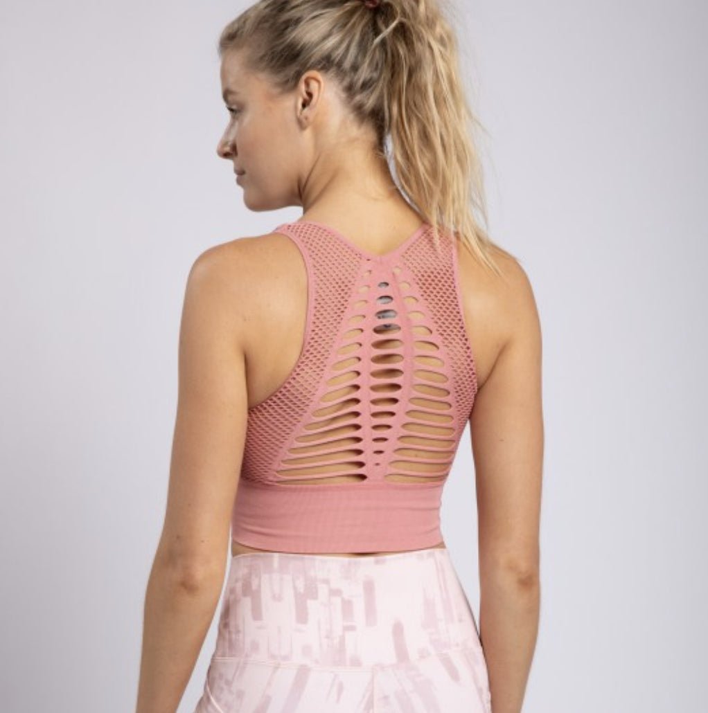 Laser Cut Seamless Sports Bra - LEGDAY EVERYDAY