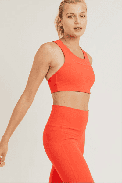 Mono B Adjustable Cross Back Sportsbra - LEGDAY EVERYDAY