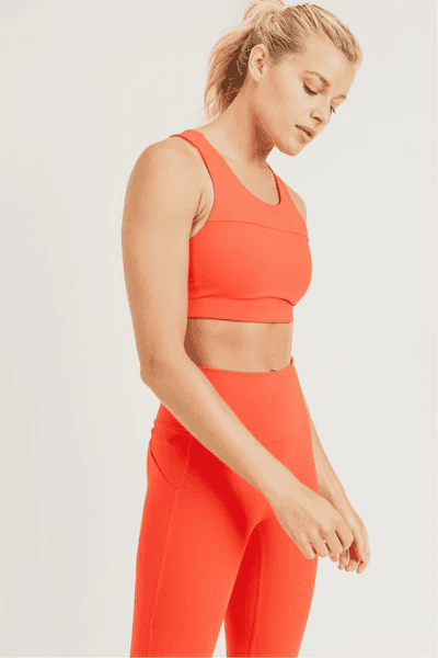 Mono B Adjustable Cross Back Sportsbra - LEGDAY EVERYDAY