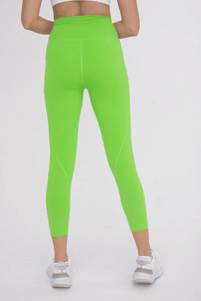 Mono B Essential Solid High - Waist Capri Leggings - LEGDAY EVERYDAY