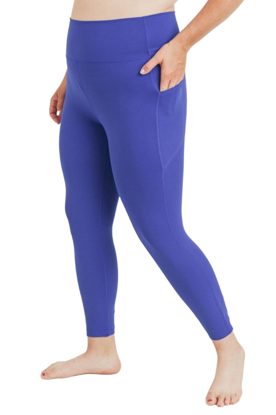 Mono B Laser - Cut and Bonded Essential Foldover Highwaist Leggings - LEGDAY EVERYDAY