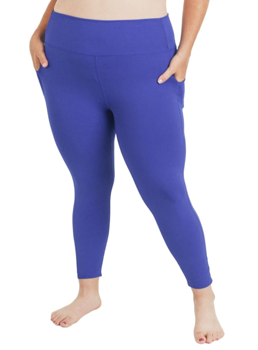 Mono B Laser - Cut and Bonded Essential Foldover Highwaist Leggings - LEGDAY EVERYDAY