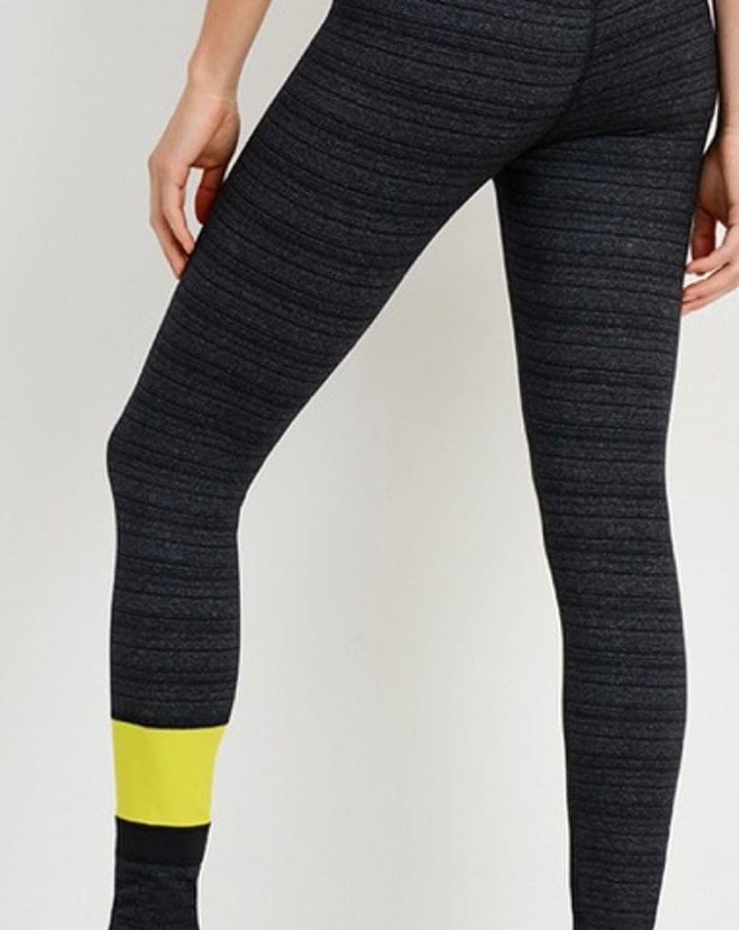 Mono B Stripped Neon Ascent Leggings - LEGDAY EVERYDAY
