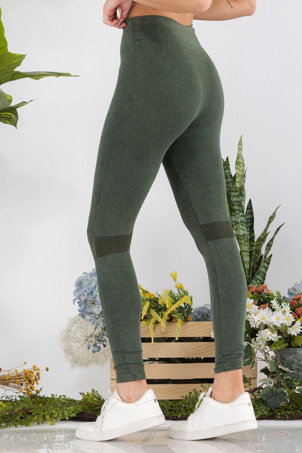 Moto Texture Detailed Leggings - LEGDAY EVERYDAY