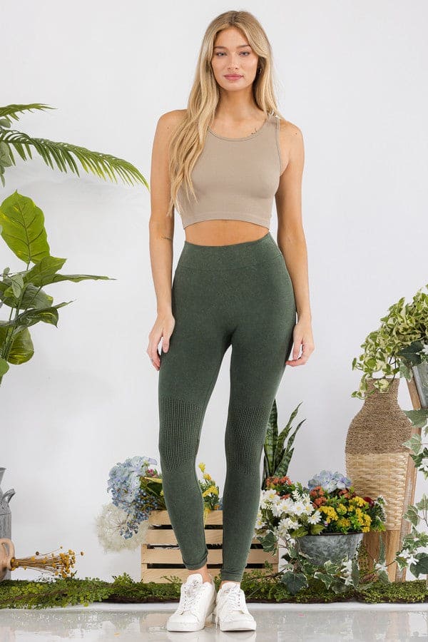 Moto Texture Detailed Leggings - LEGDAY EVERYDAY