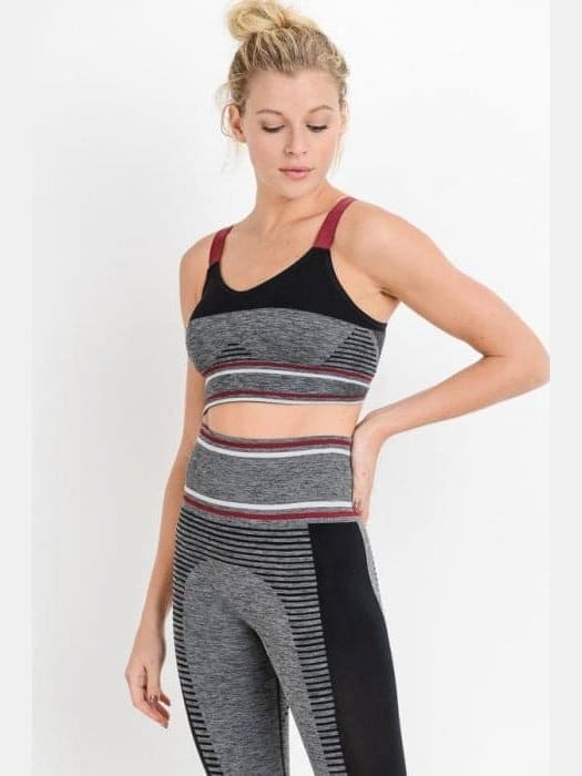 MULTI COLOR SPORTS BRA - LEGDAY EVERYDAY