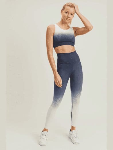 Ombre Dip Dye Seamless Sports Bra - LEGDAY EVERYDAY