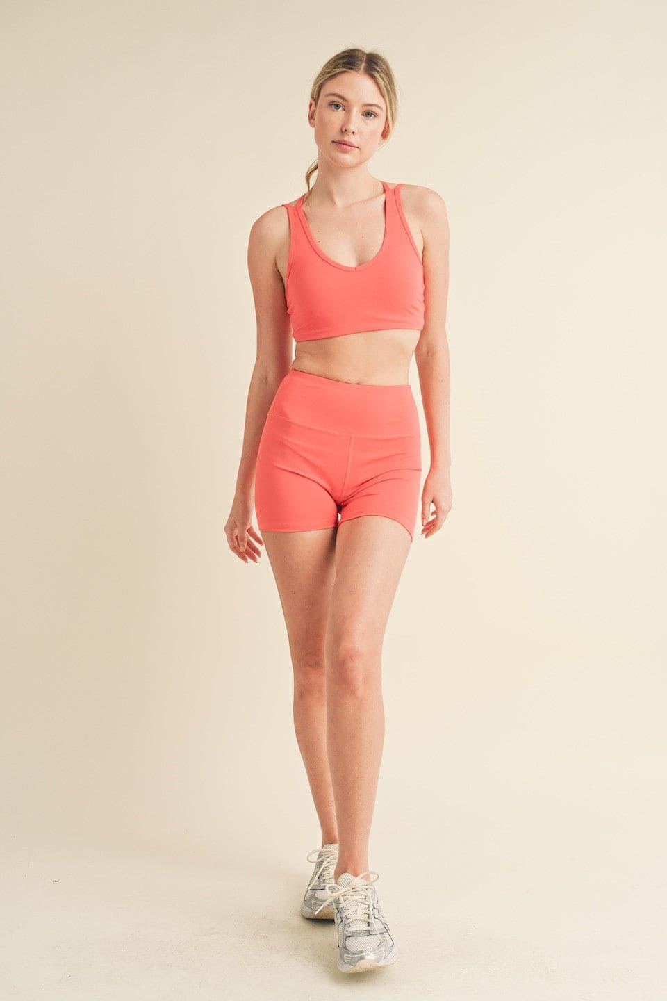 Racerback Bra and Shorts Set - LEGDAY EVERYDAY
