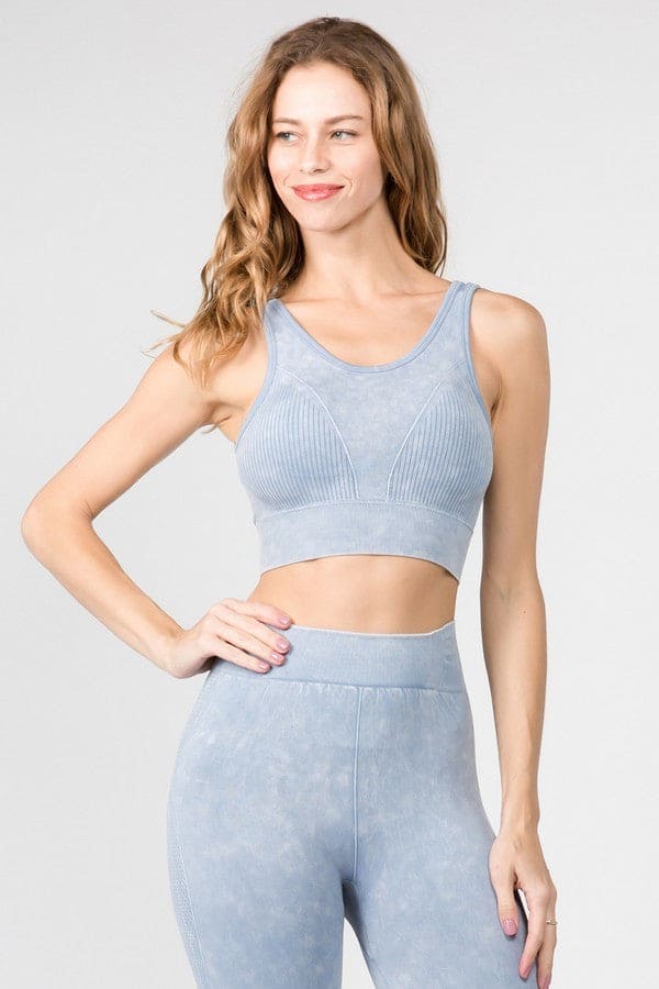 Reversable Stone Washed Seamless Sportsbra - LEGDAY EVERYDAY