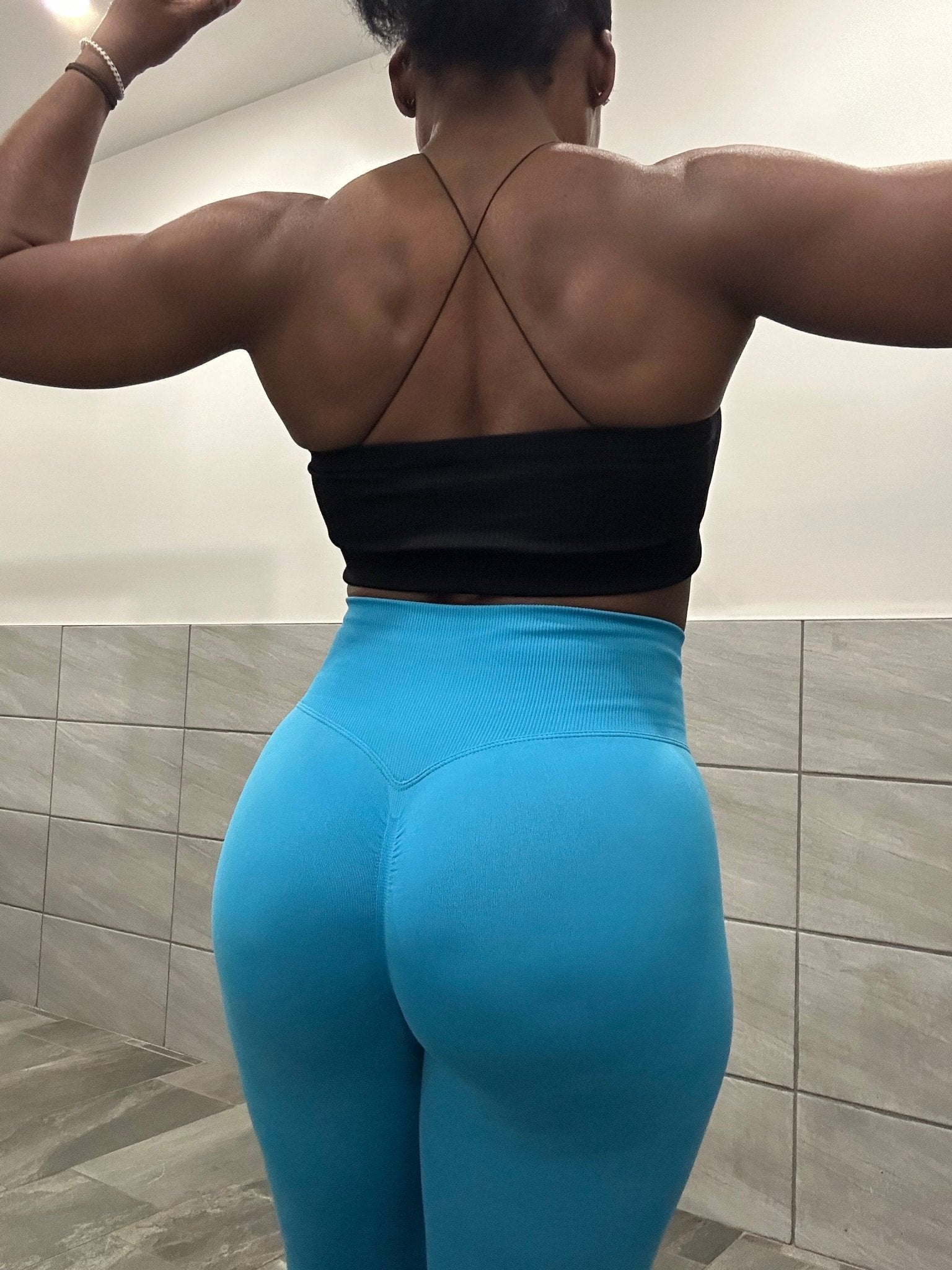 Ribbed Tube Top W/Spaghetti Strap - LEGDAY EVERYDAY